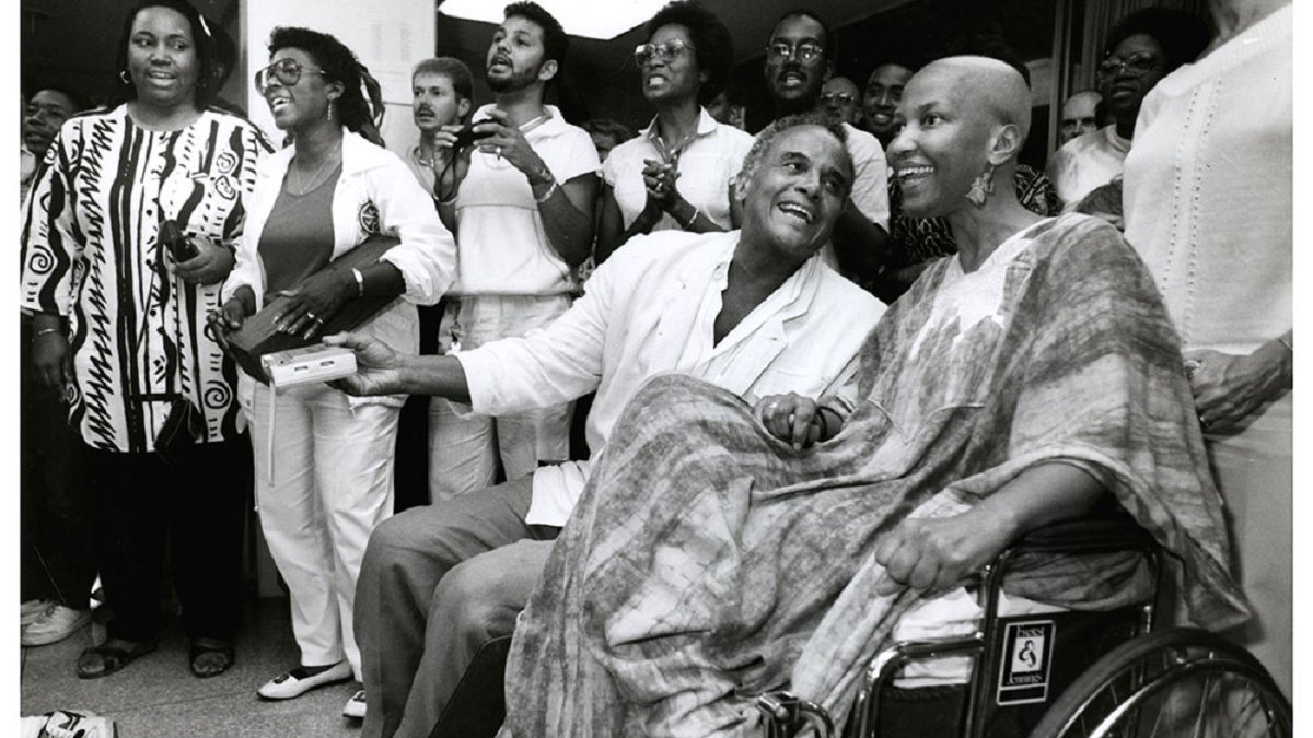 Harry Belafonte and Thea Bowman