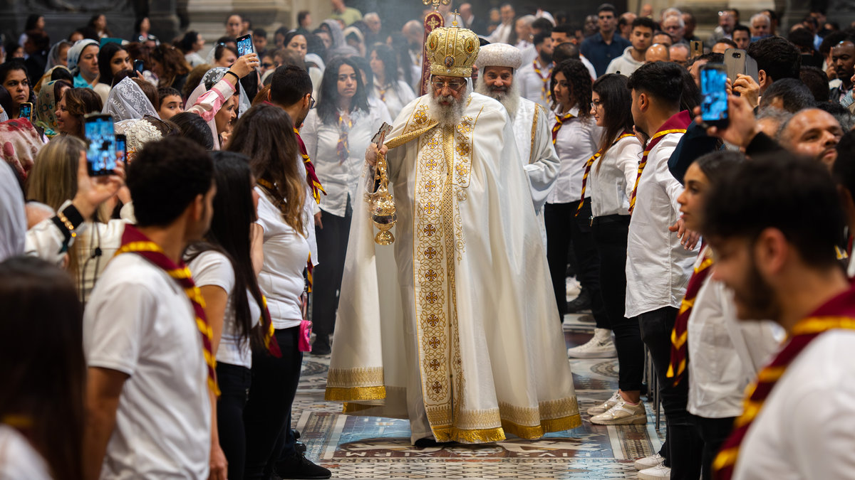 Pope-Tawadros-II-of-Alexandria-celebrates-a-mass-in-the-Basilica-of-St.-John-Lateran-in-Rome