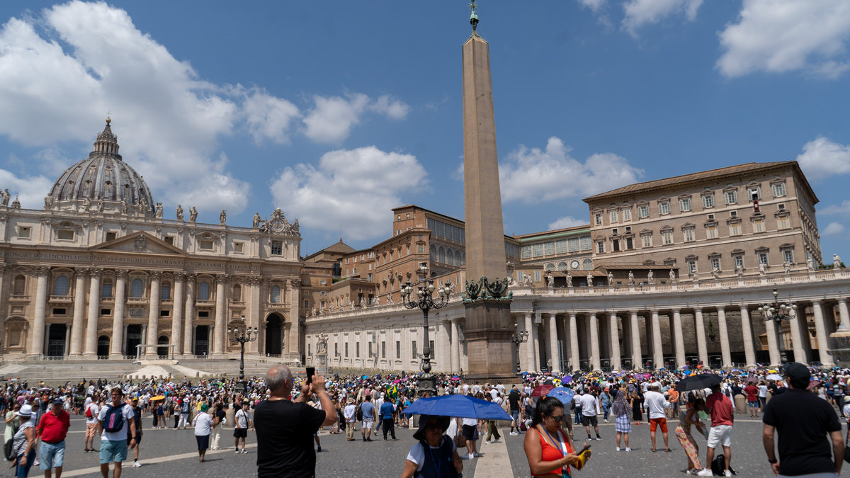 During Pope Francis Angelus prayer June 23, 2023
