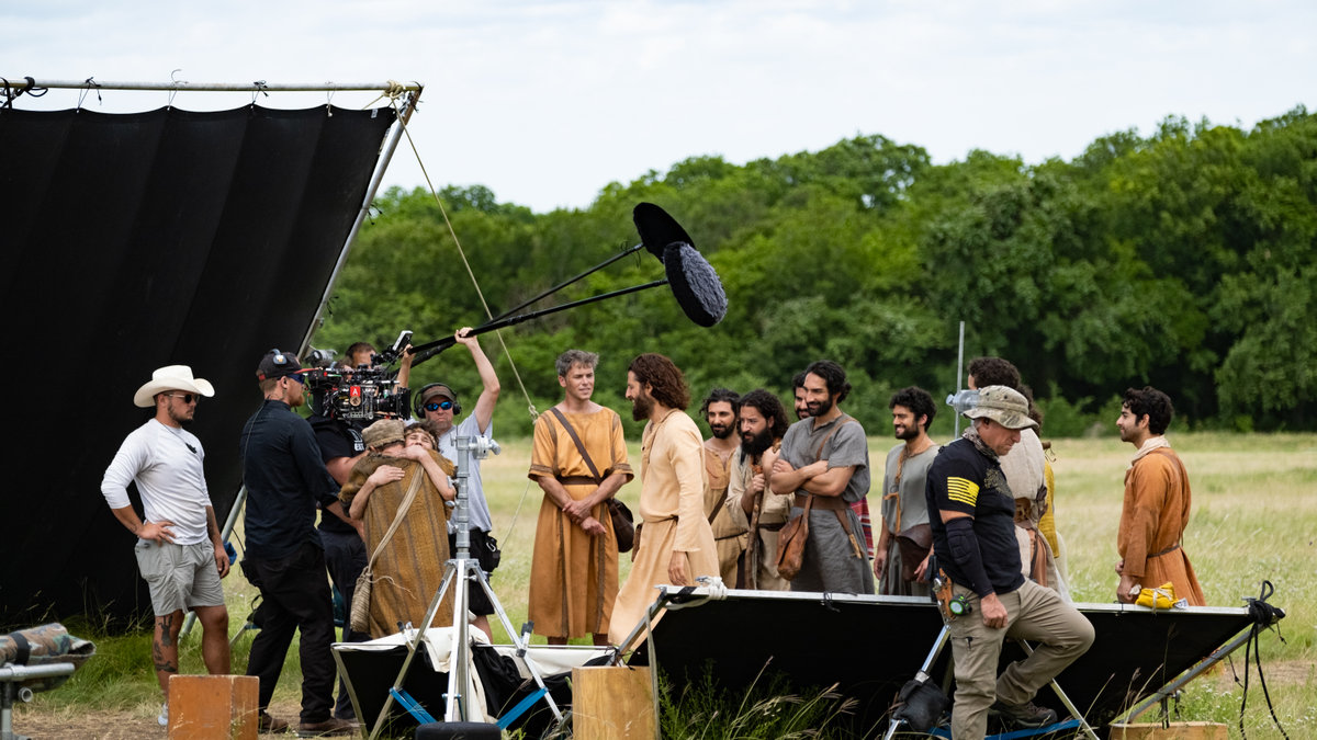 Filmagens da série "The Chosen"