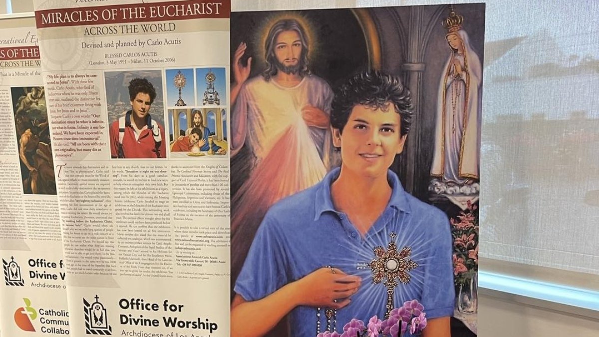 Wystawa Carla Acutisa o cudach eucharystycznych w Hollywood