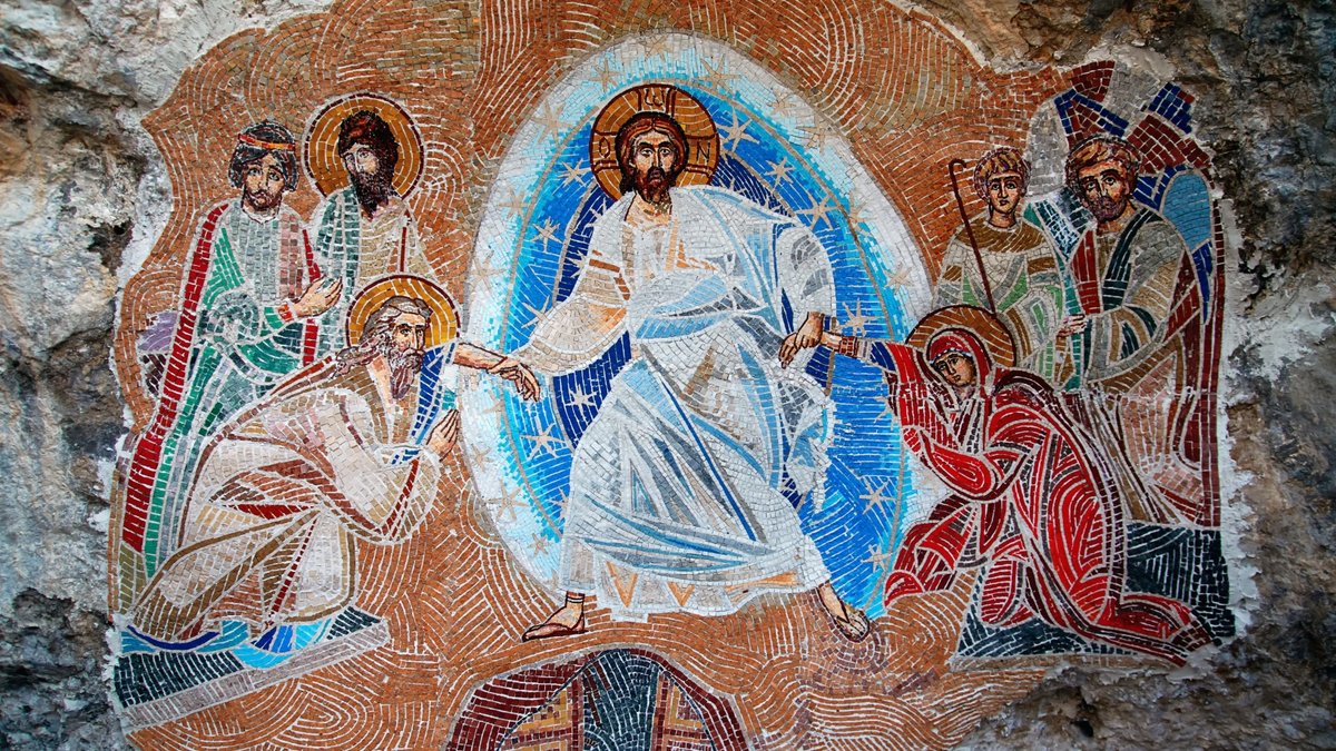 Chrystus wyciąga z grobów Adama i Ewę