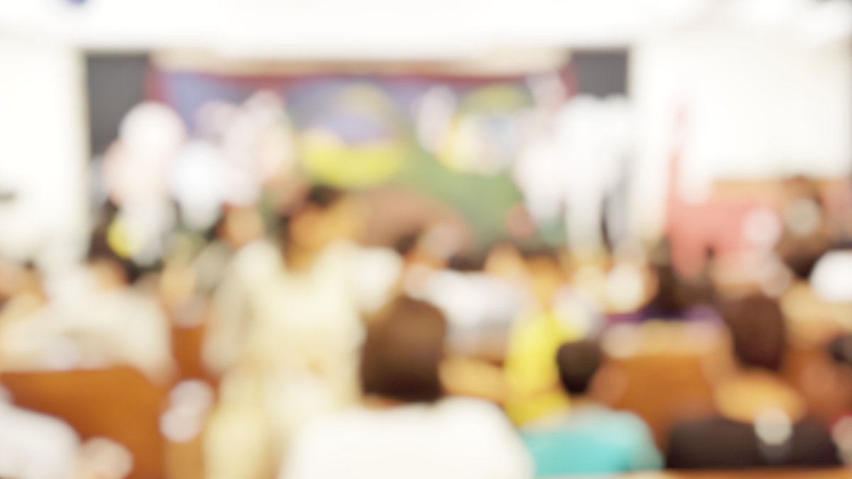 Blurred photo of school classroom