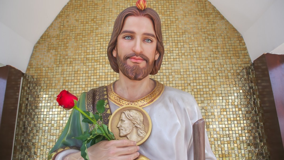 Saint Jude Statue, expressive