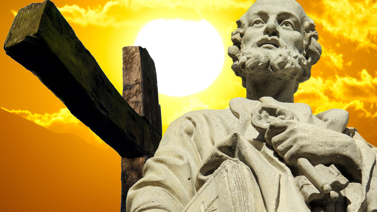 St Peter cross