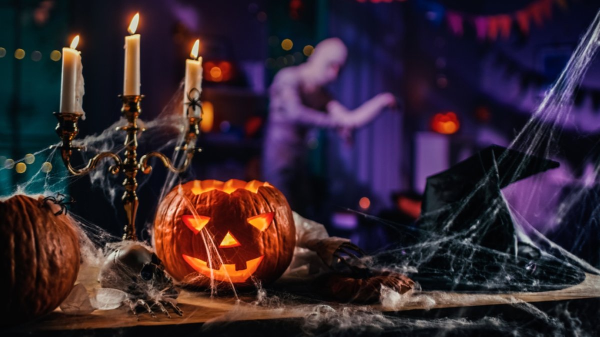 Halloween Still Life Colorful Theme