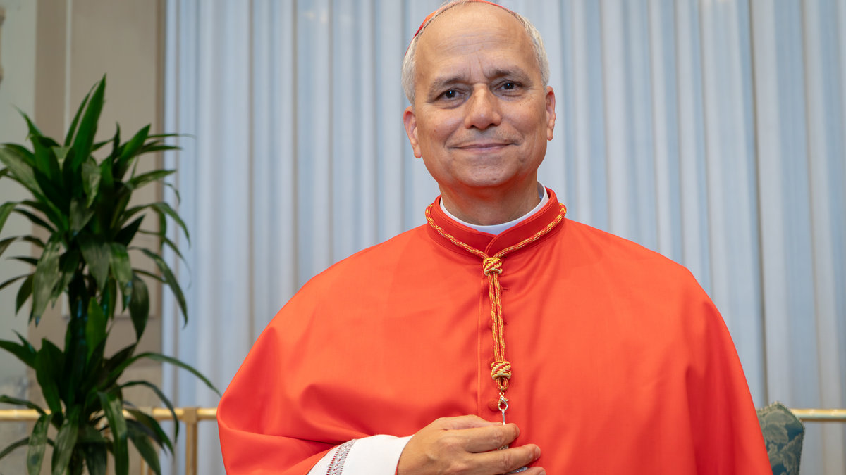 Newly elevated cardinal, US prefect of the Dicastery for Bishops Robert Francis Prevost