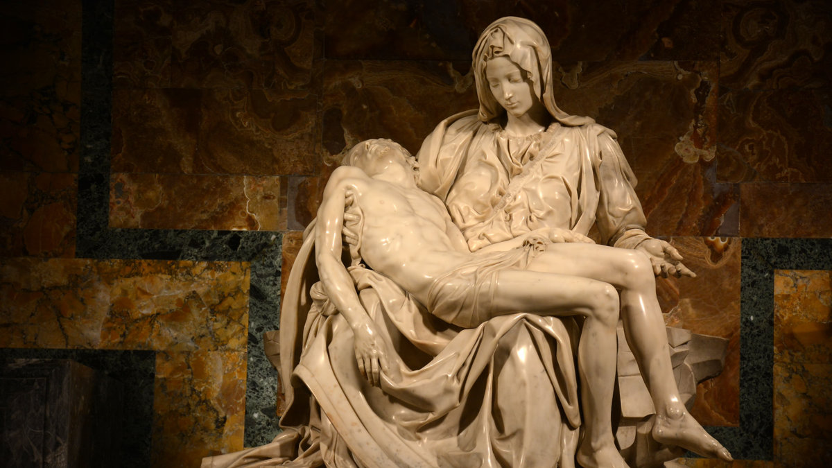 Pieta Michała Anioła w bazylice św. Piotra