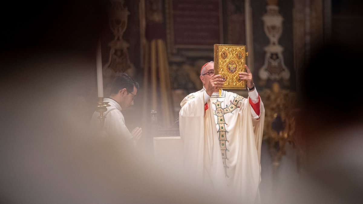 Celebration of the 1,700 years of St. John Lateran Basilica, with Cardinal Vicar Angelo De Donatis presiding over the Capitular Holy Mass.