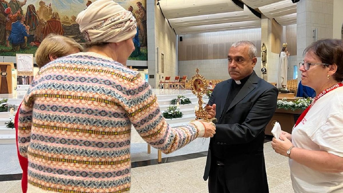 Blessed Carlo Acutis relic in Ireland