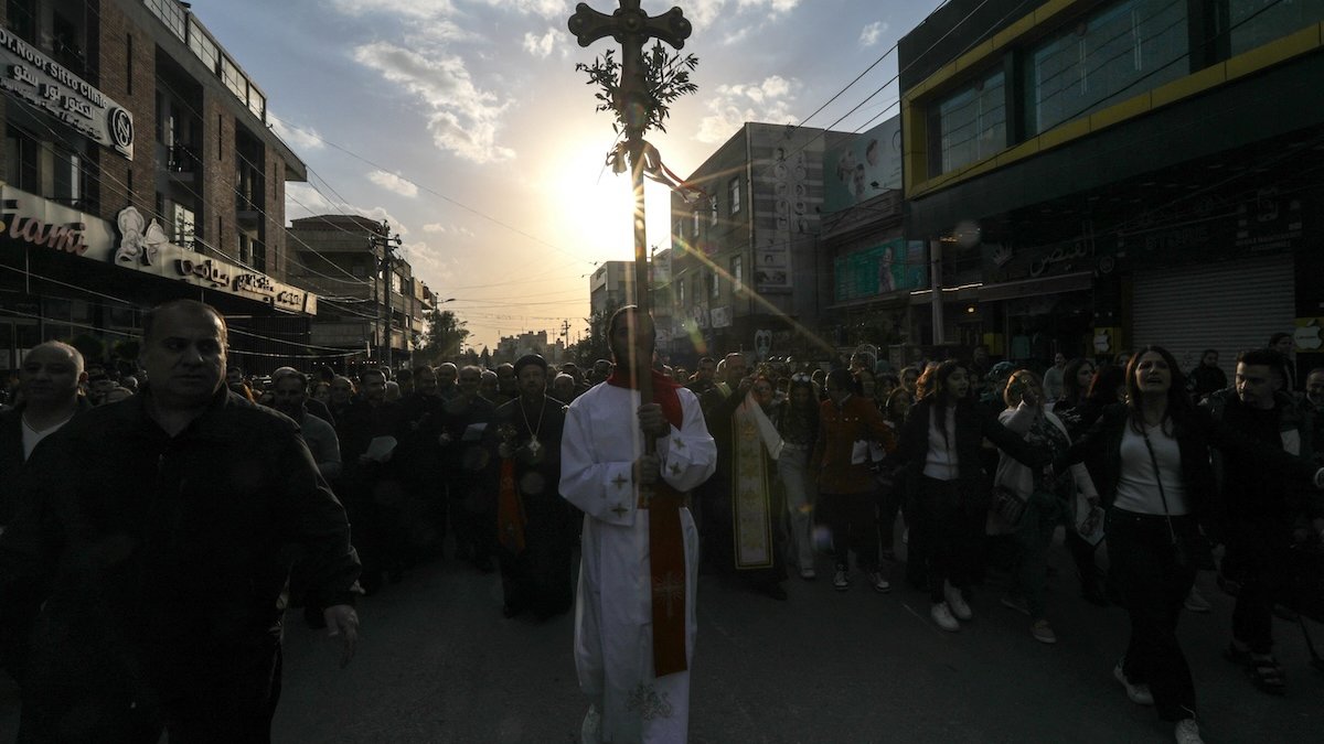 Palm Sunday procession in Iraq