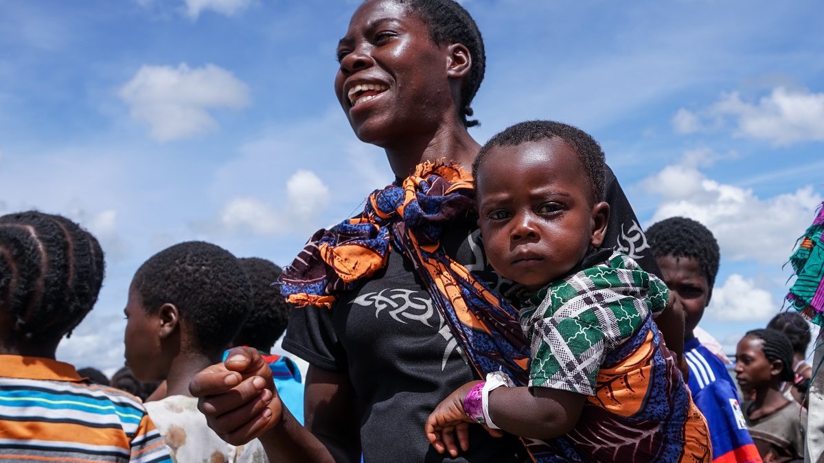Zambian mother and child