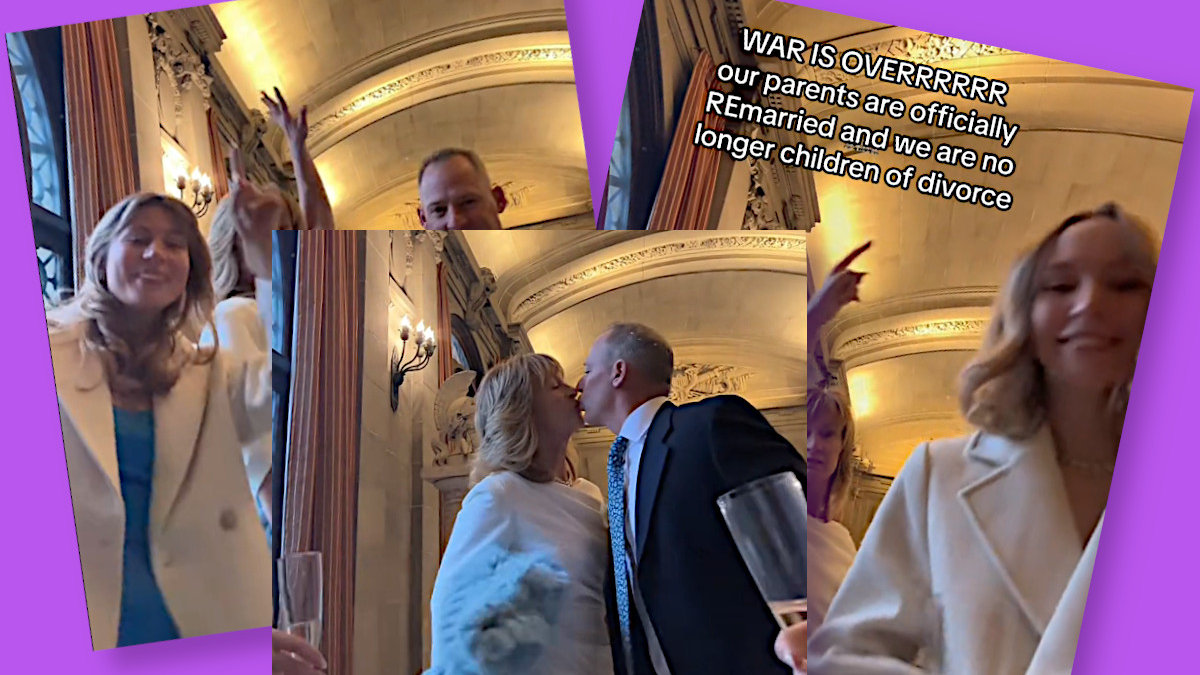 Couple remarries with help from daughters