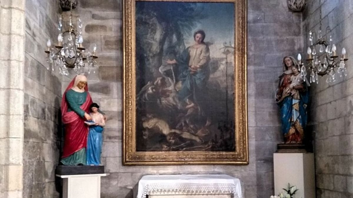 sainte marthe, tarasque, art, tableau