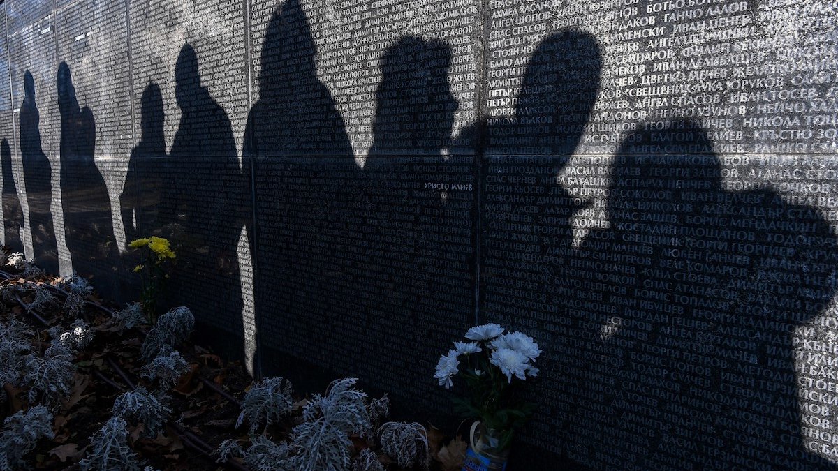 Monument to victims of communism in Sofia, Bulgaria