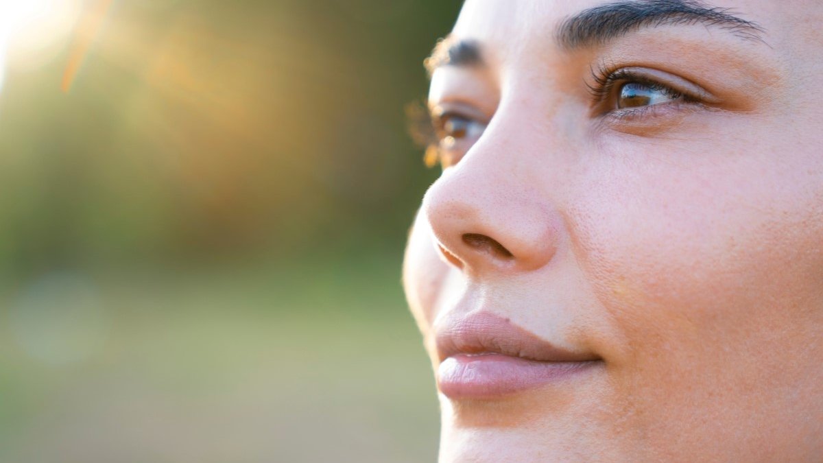 Woman looking off into distance