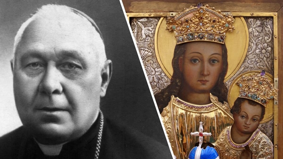 Abp Leon Wałęga i Matka Boża Tuchowska