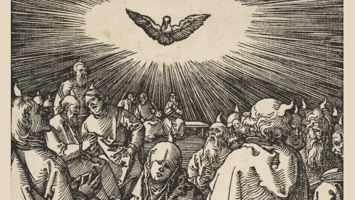 "Pentecost" by Albrecht Dürer, c.1510 (Detail)
