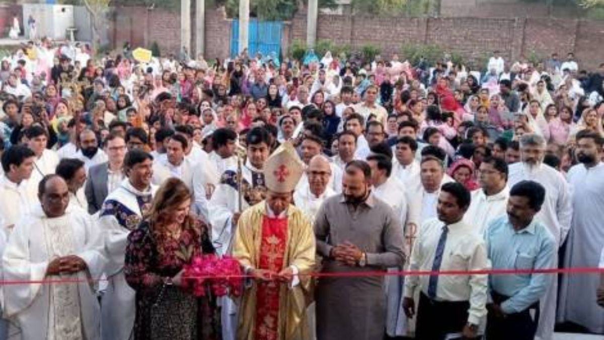 pakistan, punjab, église, consécration