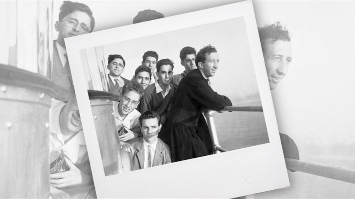 Luigi Giussani with Students