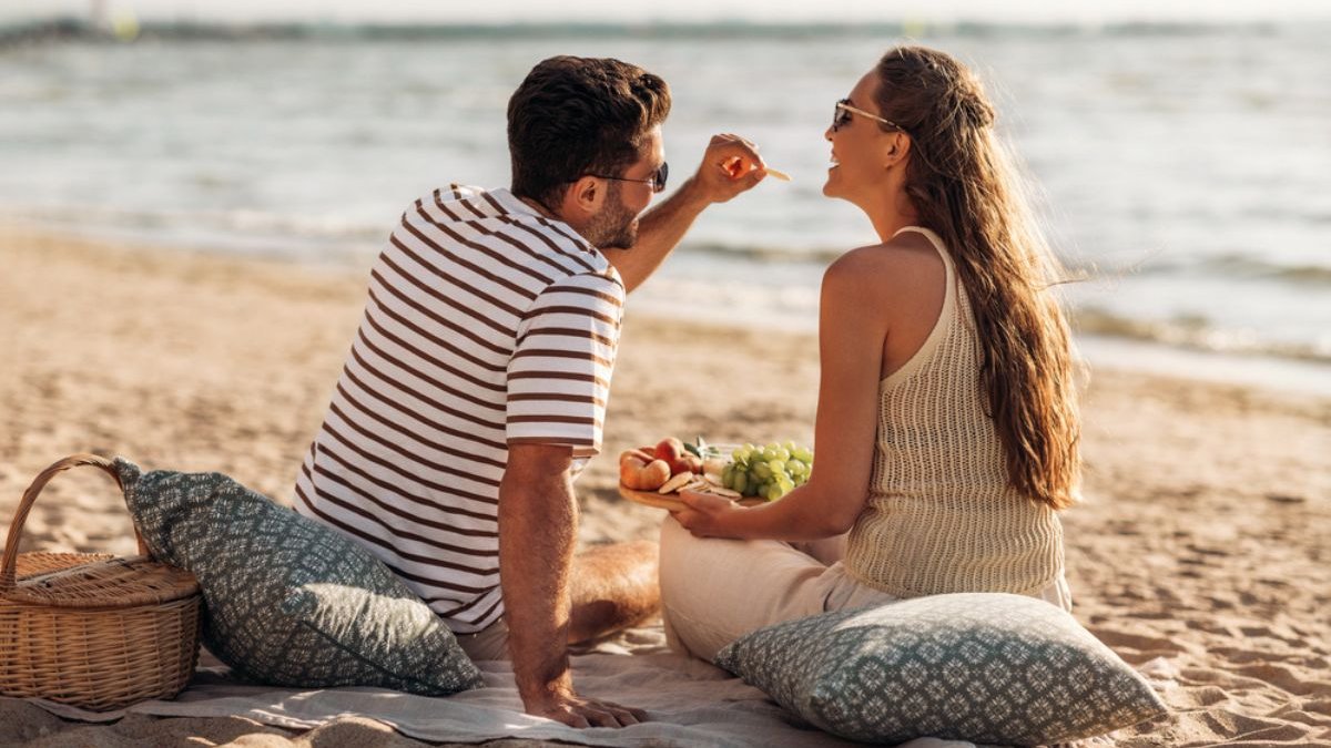 couple in the beach