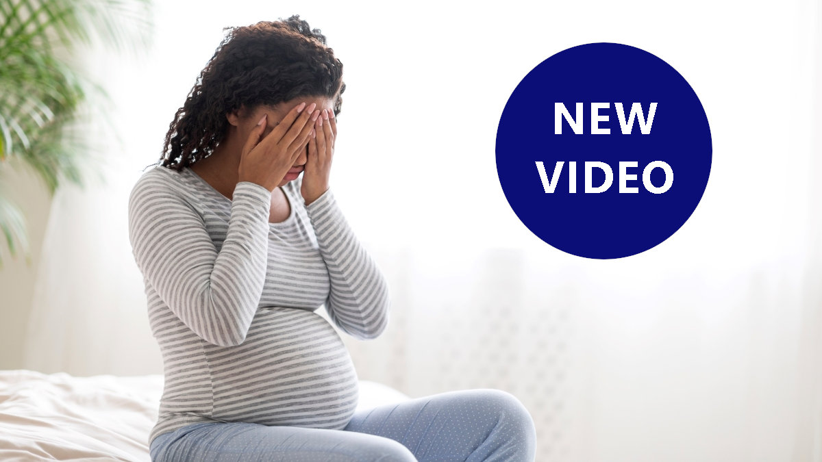 Pregnant mom not feeling well