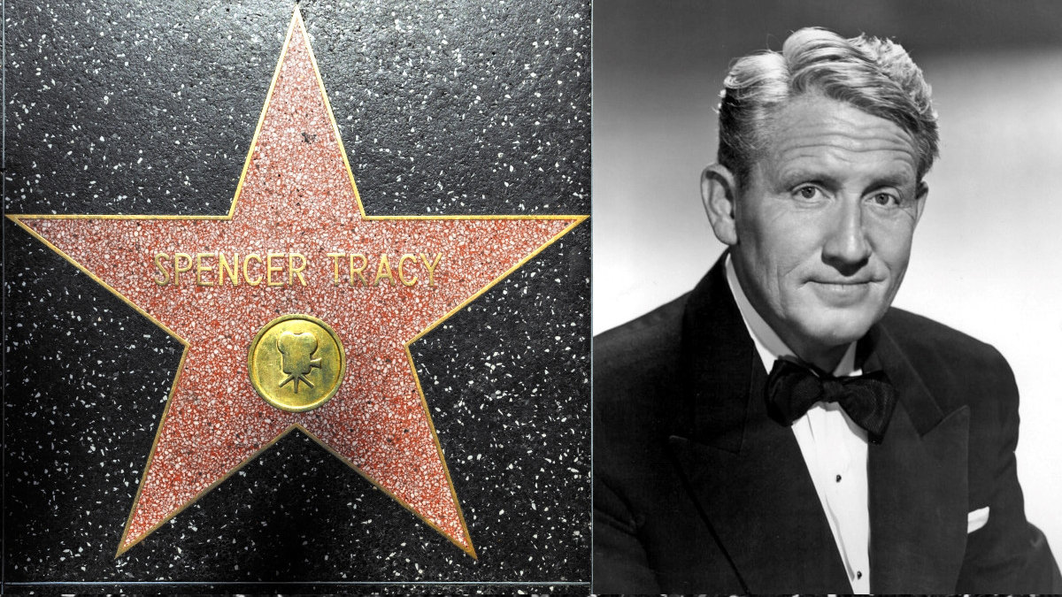 Spencer Tracy with star from hollywood