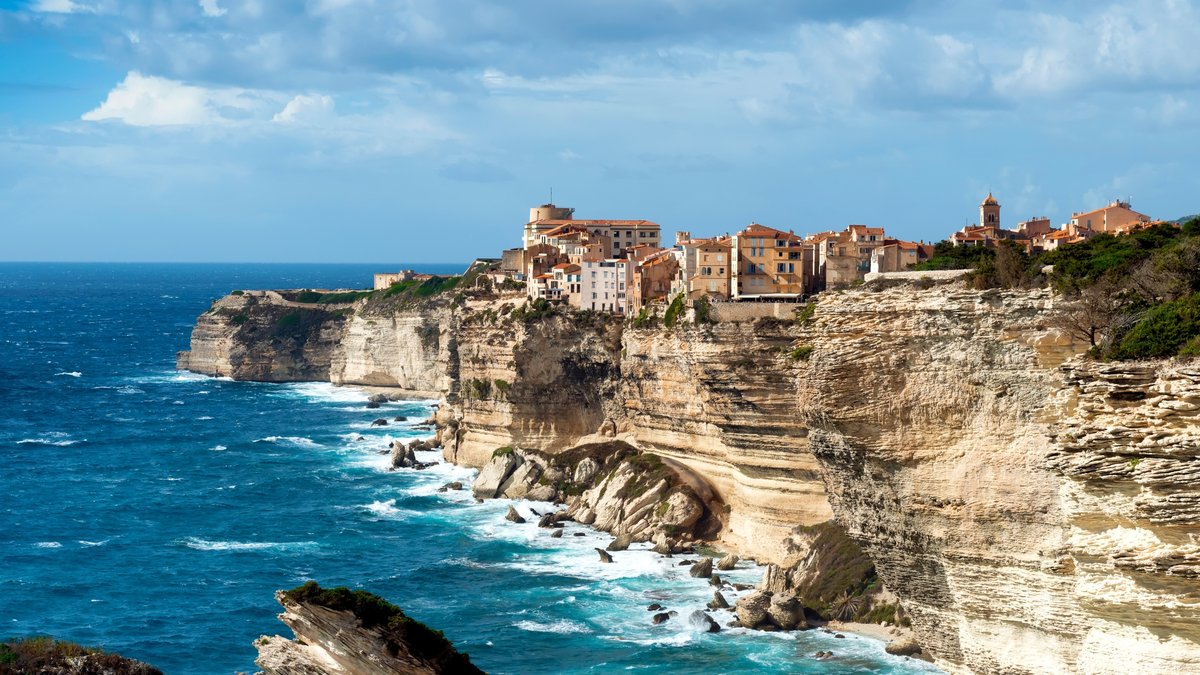 SLIDE TWO: Bonifacio Corsica - 5 churches 5 "brotherhoods" - Bonifacio
