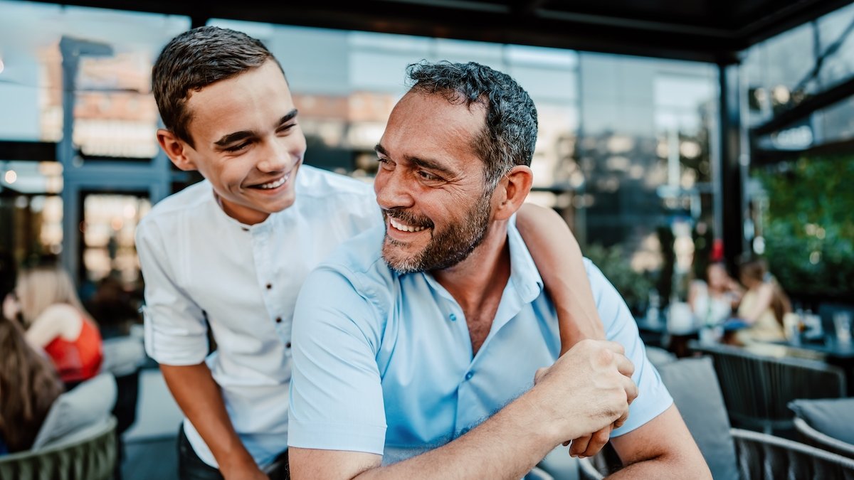 Dad and son