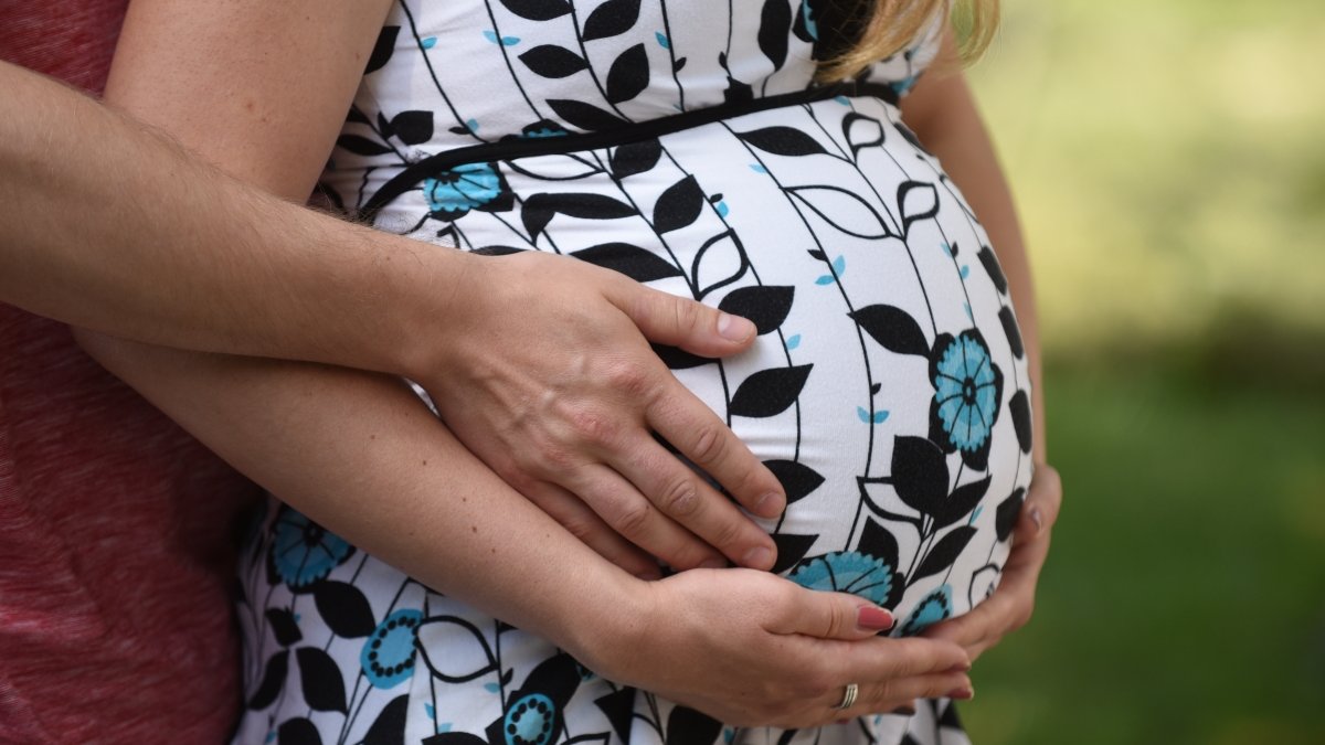 a pregnant woman