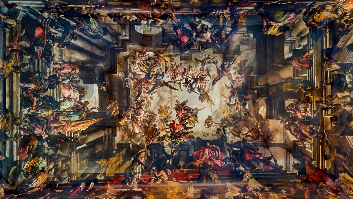 The Martyrdome of Apotheosis, inside Saint Pantaleone's, in Venice