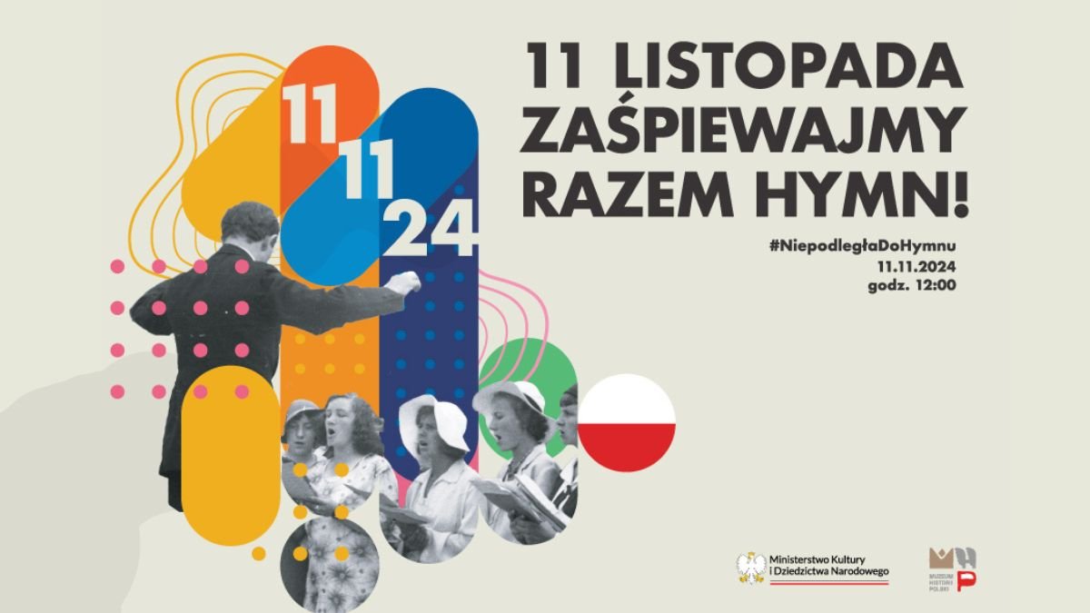 Plakat Niepodległa do Hymnu