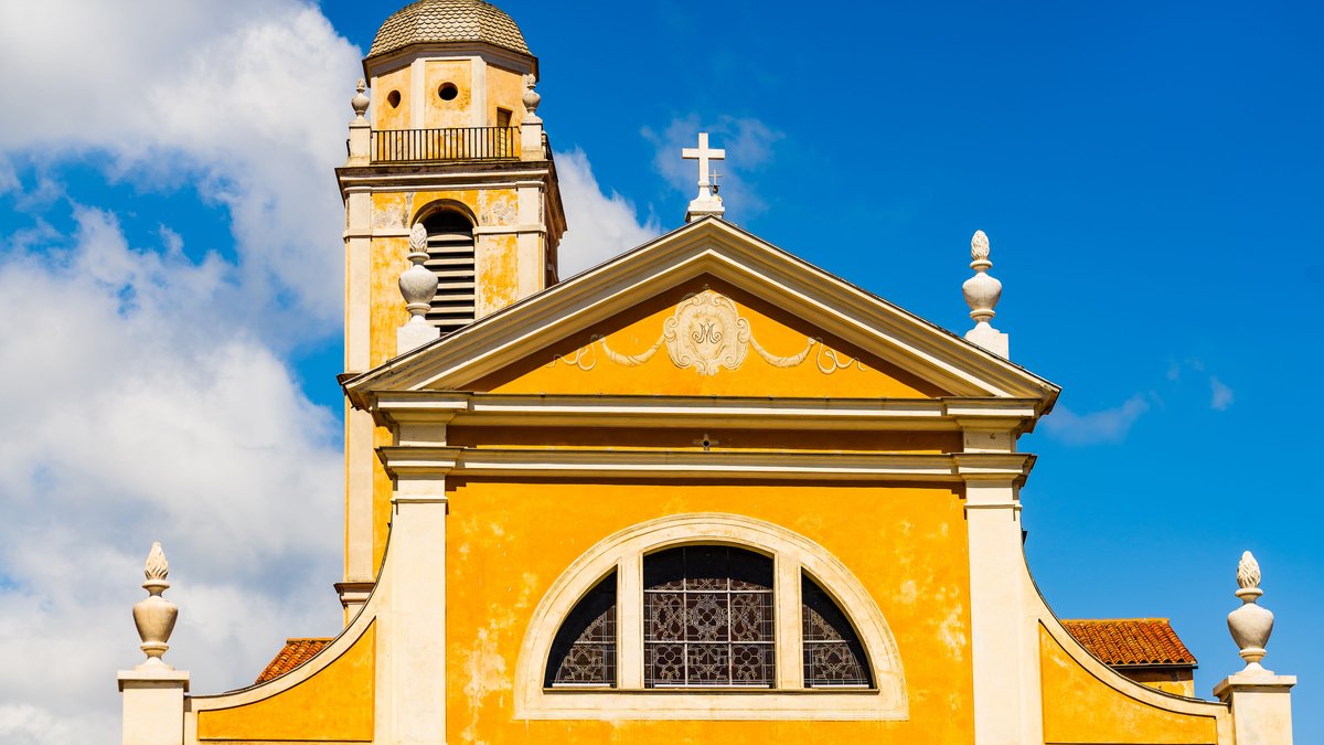 Ajaccio Cathedral Facade - Corsica