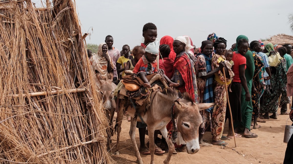 IDP camp in Sudan