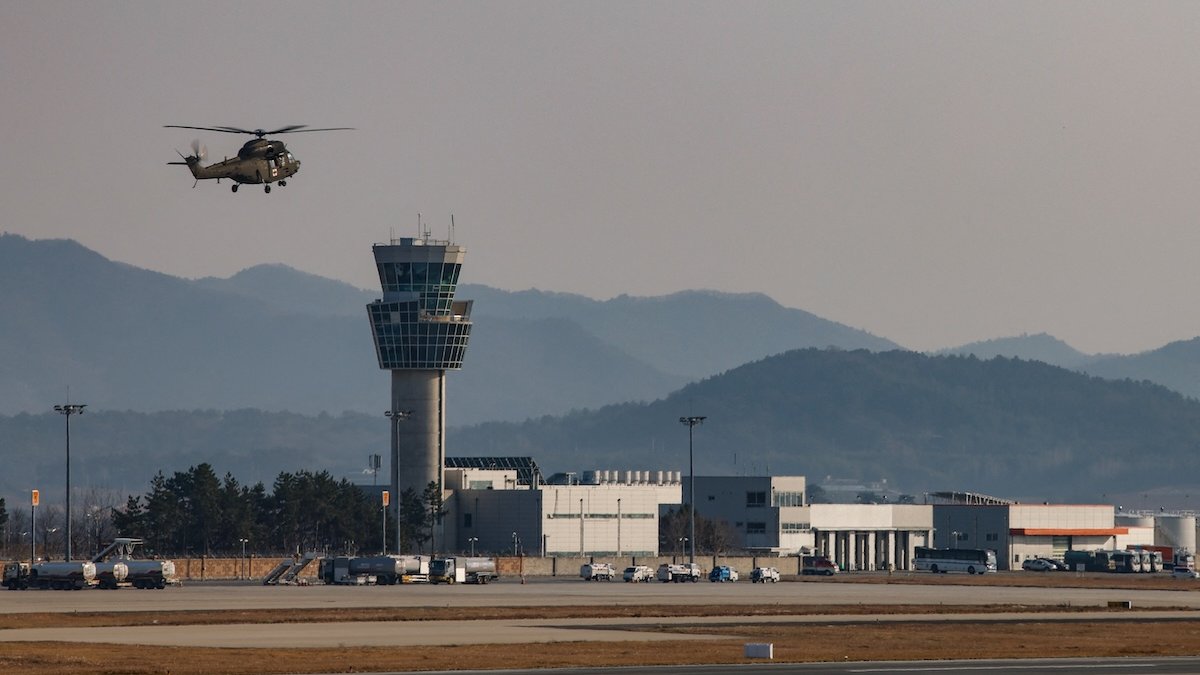 South Korea flight