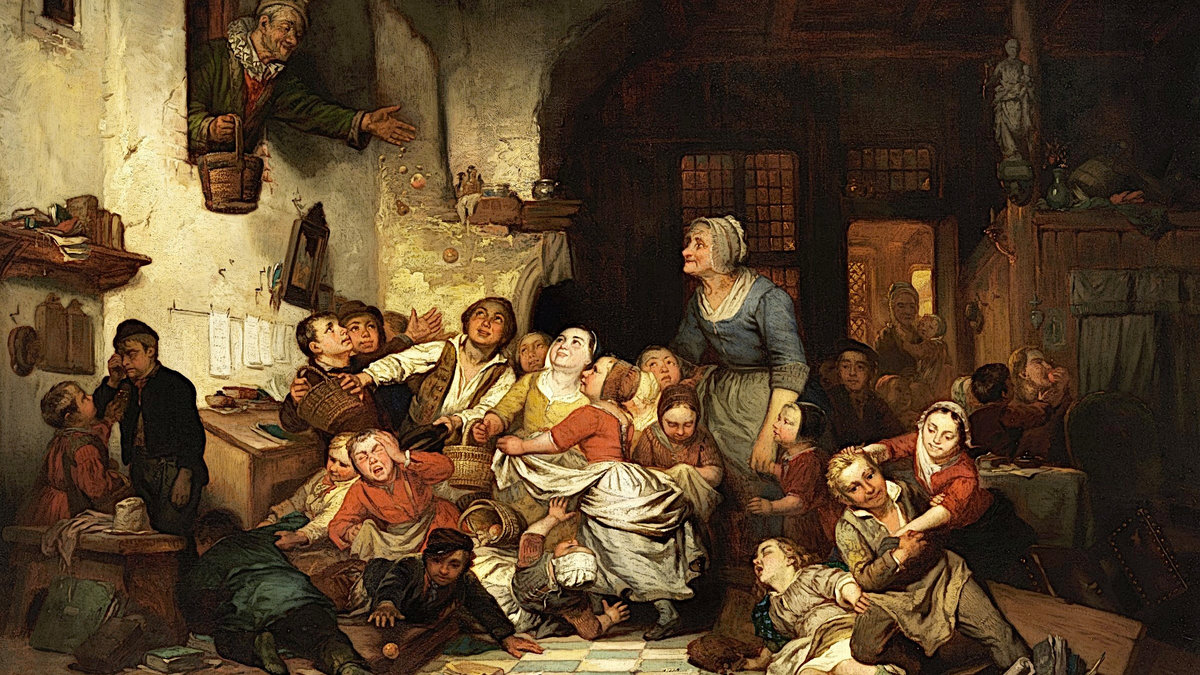 Old Saint Thomas Day - Ferdinand de Braekeleer