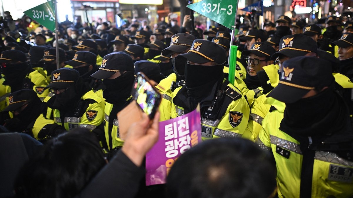 PROTESTS IN SOUTH KOREA