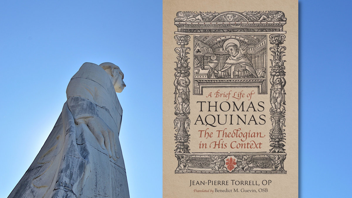 St. Thomas Aquinas book collage