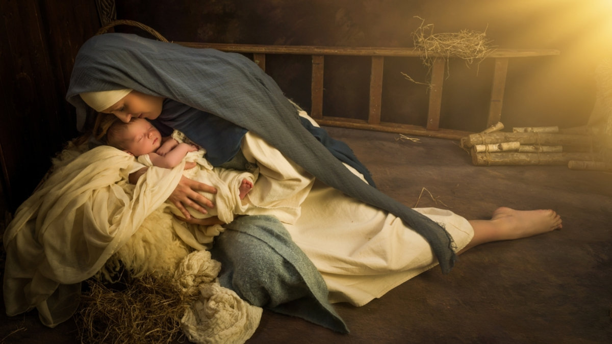 Mary and Jesus christmas