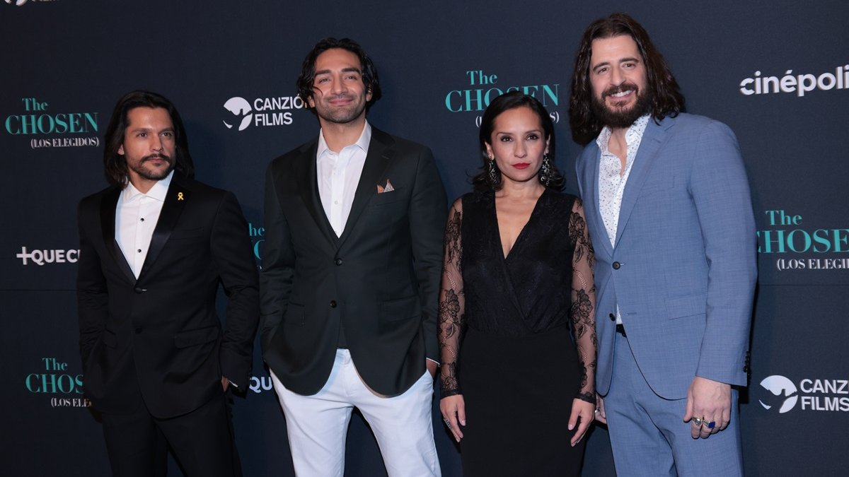 The Chosen cast members at premier