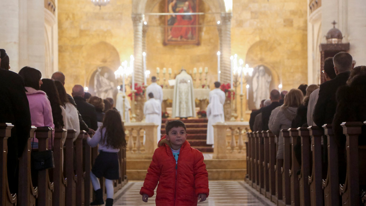 Maronite Christmas liturgy in Aleppo
