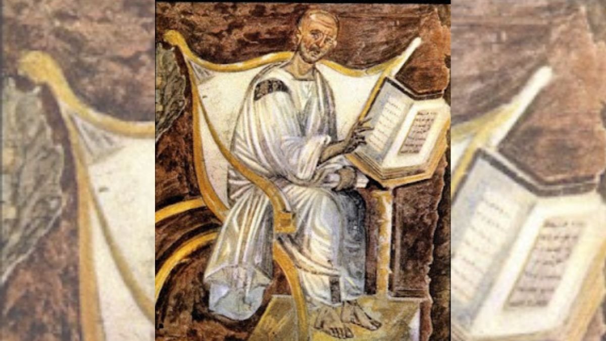 Saint Augustin fresque