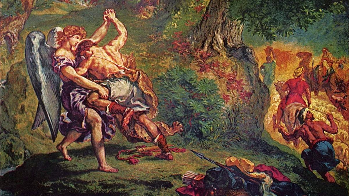 FRESQUE-La-Lutte-de-Jacob-avec-lAnge-Delacroix