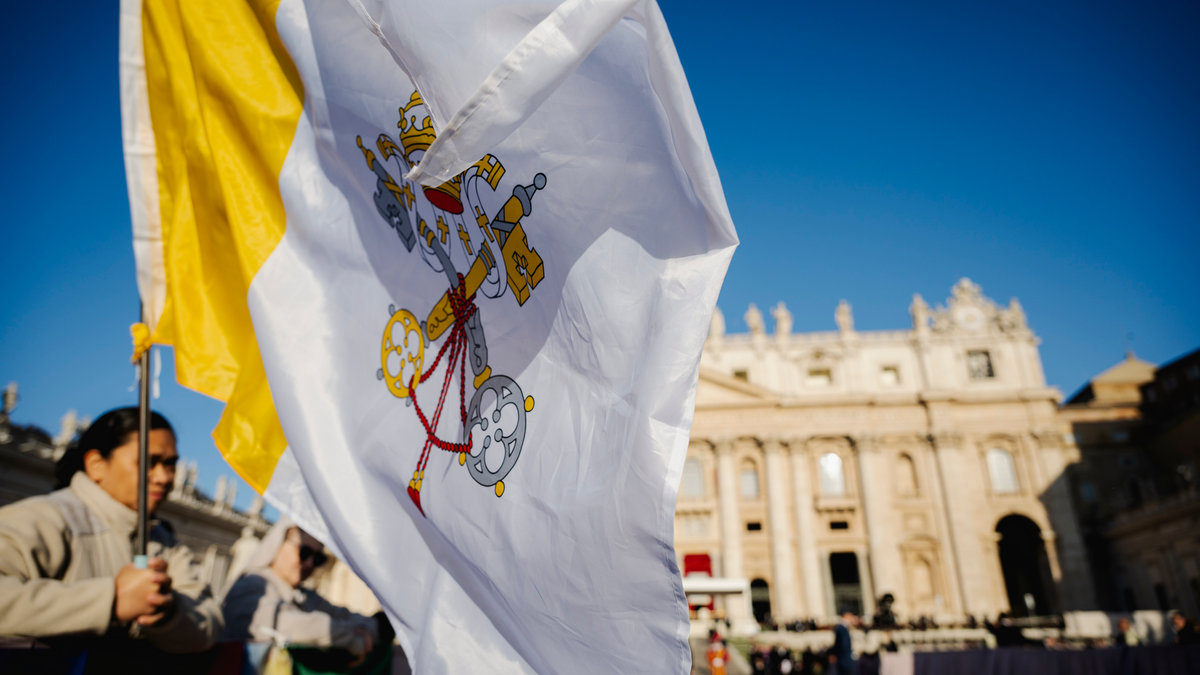 Holy Mass for the Beginning of the Pontificate of Pope Leo XIV, in St Peter's square in The Vatican on May 18, 2025.