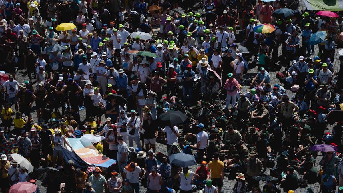 Pope Leo XIV celebrates the mass for the Jubilee of families, children, grandparents and the elderly, at St. Peter's square in the Vatican on June 1, 2025