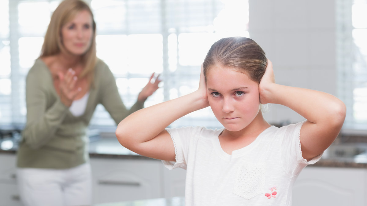 girl not listening