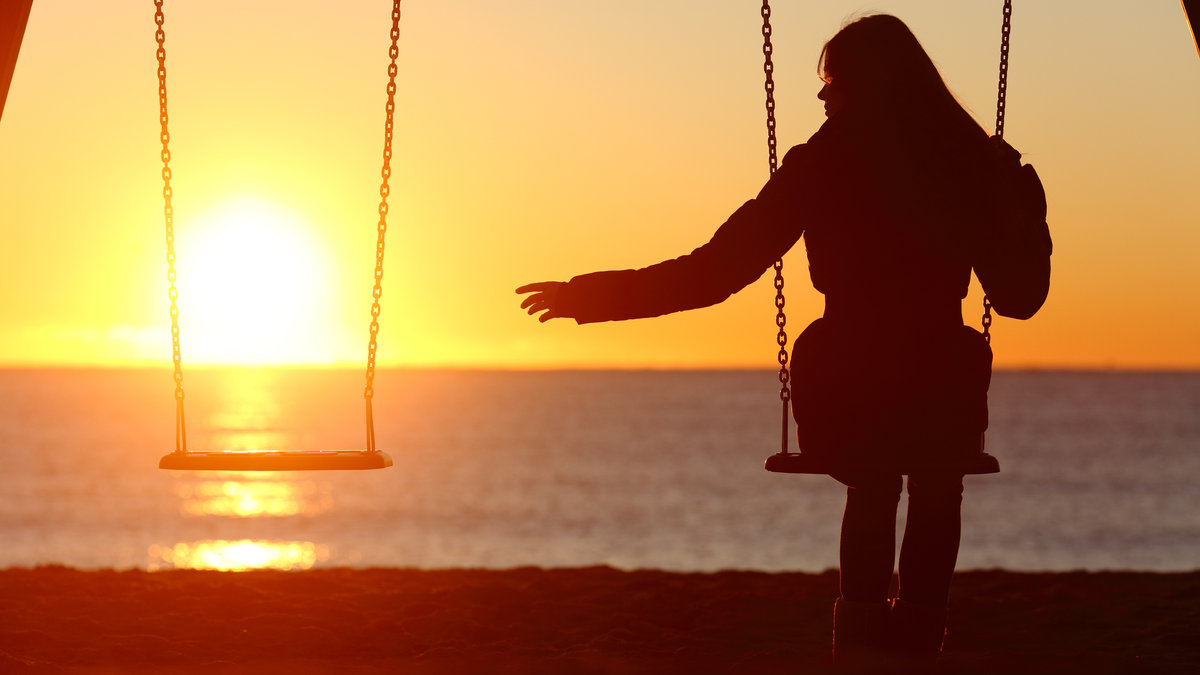 woman swing