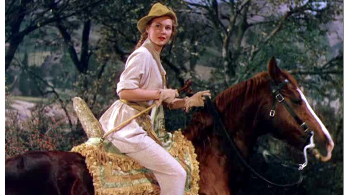 Virginia Mayo - in ''The Flame and The Arrow''