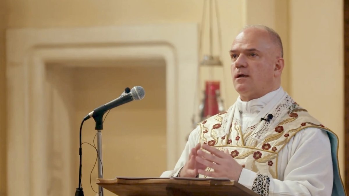 Photo of Fr. Davide Pagliarani, current head of the FSSPX