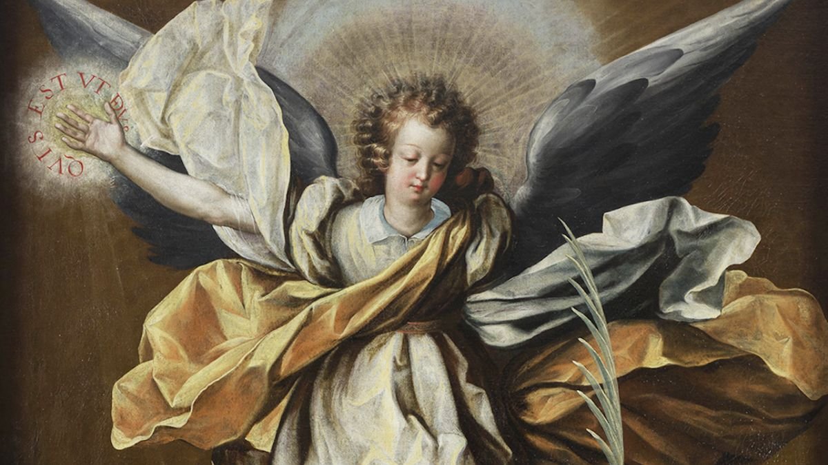 Luis Juárez (Mexique, v. 1585/90 – Mexico, 1639)​, L’archange saint Michel terrassant le démon, Vers 1635-1639